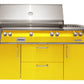 Alfresco Grills Alfresco 56” Deluxe Freestanding Cart Luxury Gas Grill / Stainless Steel, 18SR Burners, Smoker, Infrared Rear Burner, Dual Side Burner, Rotisserie, Cover / ALXE-56C