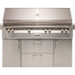 Alfresco Grills Alfresco 56” Freestanding Cart Luxury Gas ALL-GRILL with SearZone / Stainless Steel, 18SR Burners, Smoker, Infrared Rear Burner, Rotisserie, Cover / ALXE-56BFGC