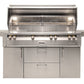 Alfresco Grills Alfresco 56” Freestanding Cart Luxury Gas ALL-GRILL with SearZone / Stainless Steel, 18SR Burners, Smoker, Infrared Rear Burner, Rotisserie, Cover / ALXE-56BFGC