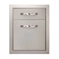 Haven 8 Ft Artisan Outdoor Kitchen Island with Double Drawers | HART96DRAW