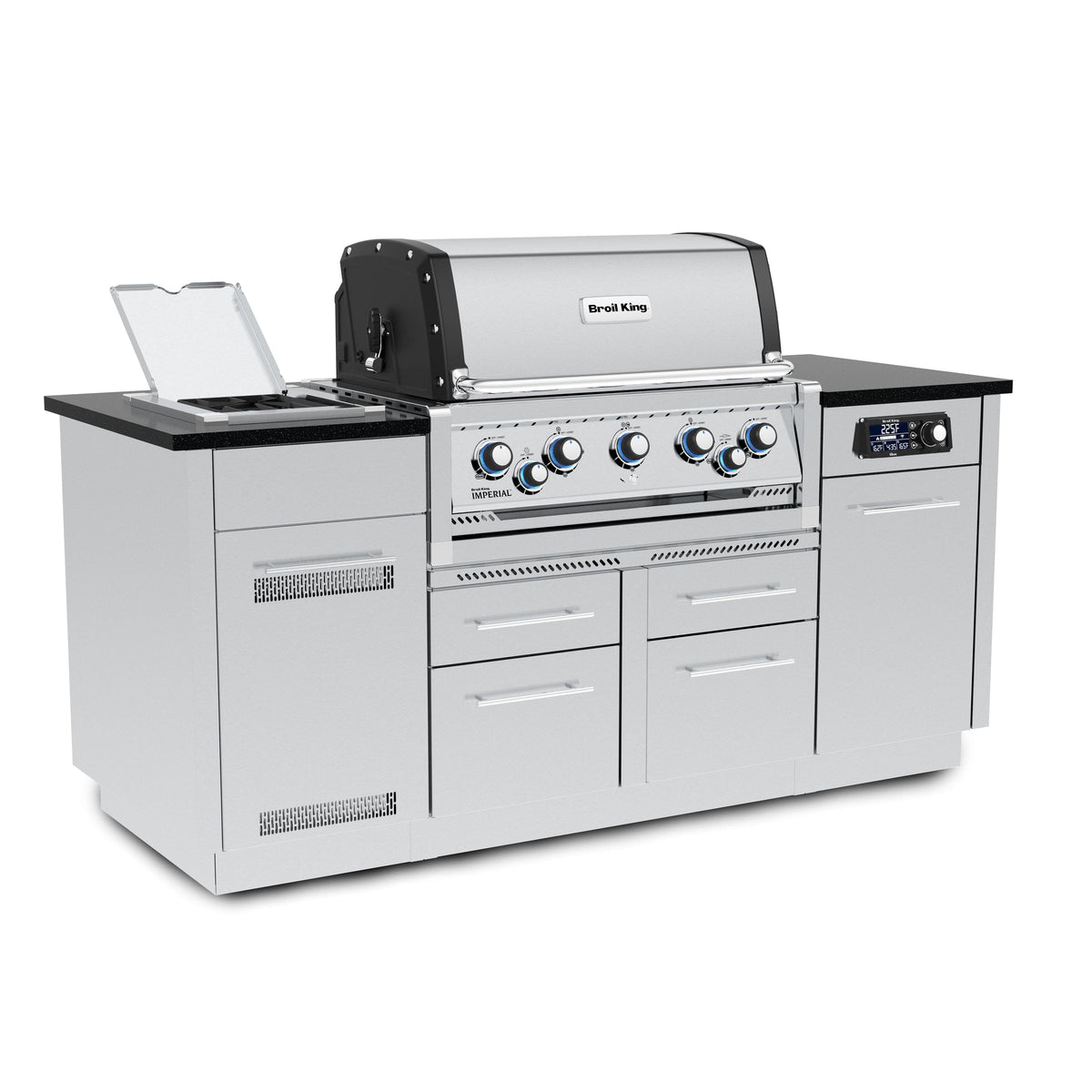 Broil King Islands Broil King Imperial QS 590i 6-Burner Gas Grill Island / 698884, 698887