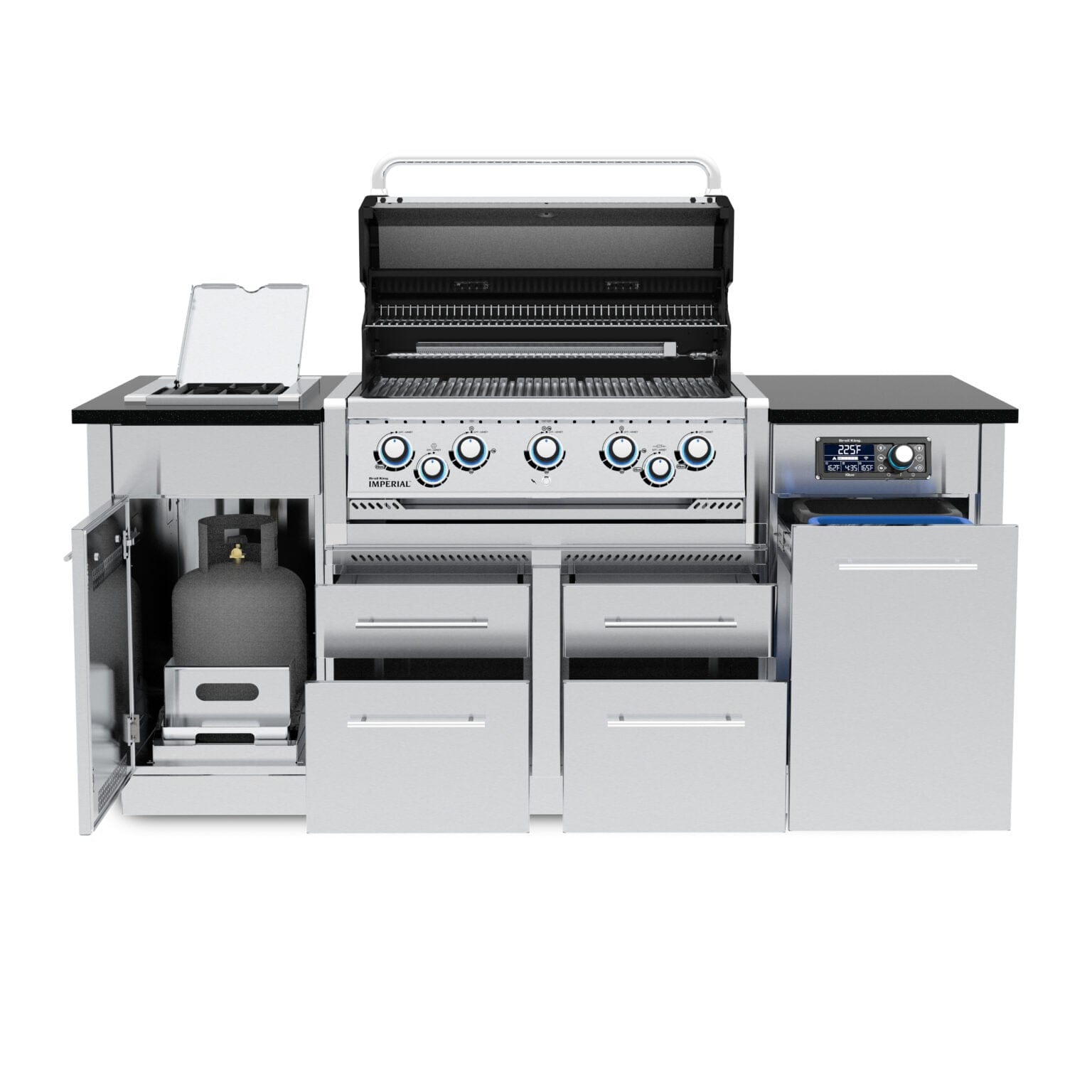 Broil King Islands Broil King Imperial QS 590i 6-Burner Gas Grill Island / 698884, 698887