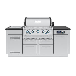 Broil King Islands Liquid Propane Broil King Imperial QS 590i 6-Burner Gas Grill Island / 698884, 698887