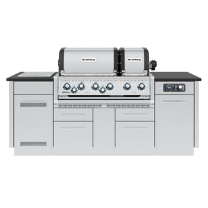 Broil King Islands Liquid Propane Broil King Imperial QS 690i 6-Burner Gas Grill Island / 699884, 699887