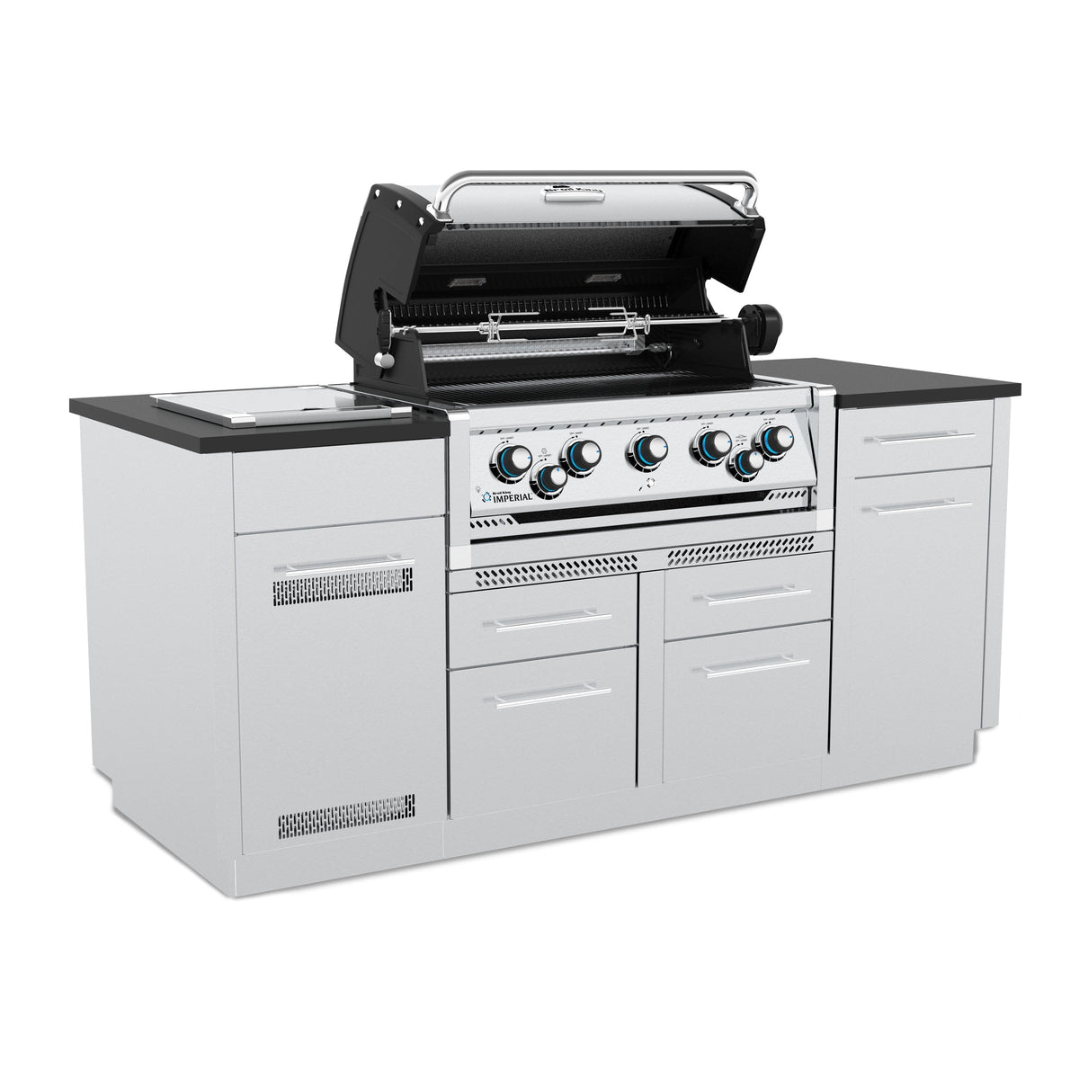 Broil King Islands Broil King Imperial S 590i 6-Burner Gas Grill Island / 896844, 896847