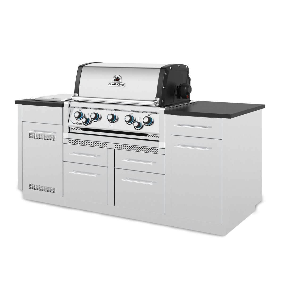 Broil King Islands Broil King Imperial S 590i 6-Burner Gas Grill Island / 896844, 896847