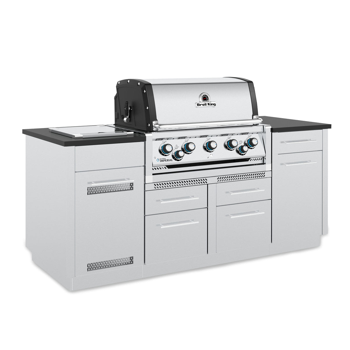 Broil King Islands Broil King Imperial S 590i 6-Burner Gas Grill Island / 896844, 896847