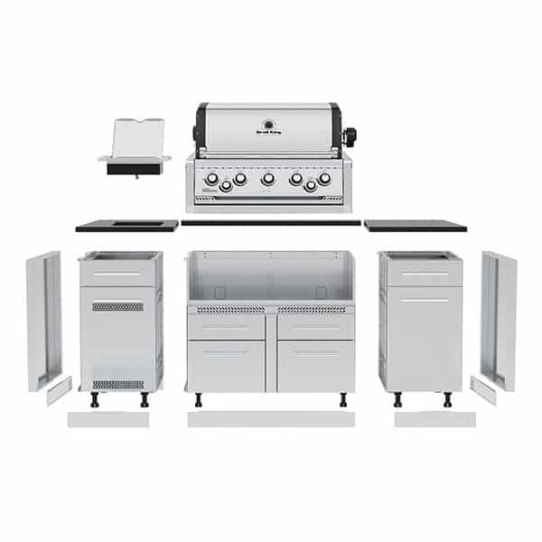 Broil King Islands Broil King Imperial S 590i 6-Burner Gas Grill Island / 896844, 896847
