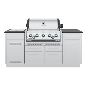 Broil King Islands Liquid Propane Broil King Imperial S 590i 6-Burner Gas Grill Island / 896844, 896847