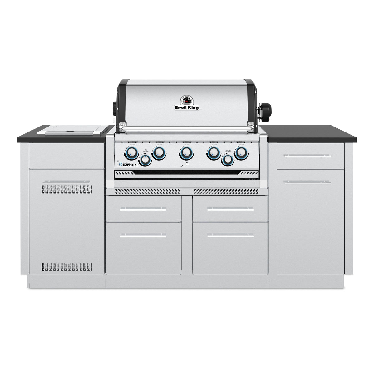 Broil King Islands Liquid Propane Broil King Imperial S 590i 6-Burner Gas Grill Island / 896844, 896847