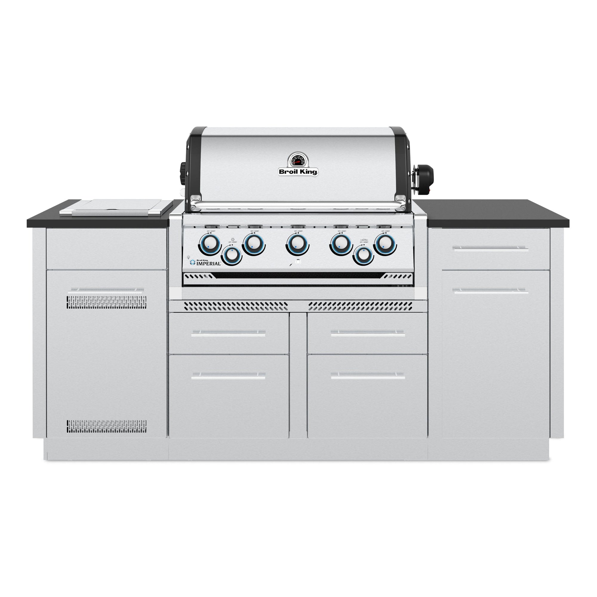 Broil King Islands Liquid Propane Broil King Imperial S 590i 6-Burner Gas Grill Island / 896844, 896847