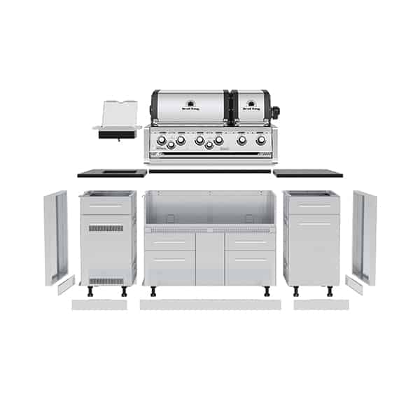 Broil King Islands Broil King Imperial S 690i 6-Burner Gas Grill Island / 897844, 897847