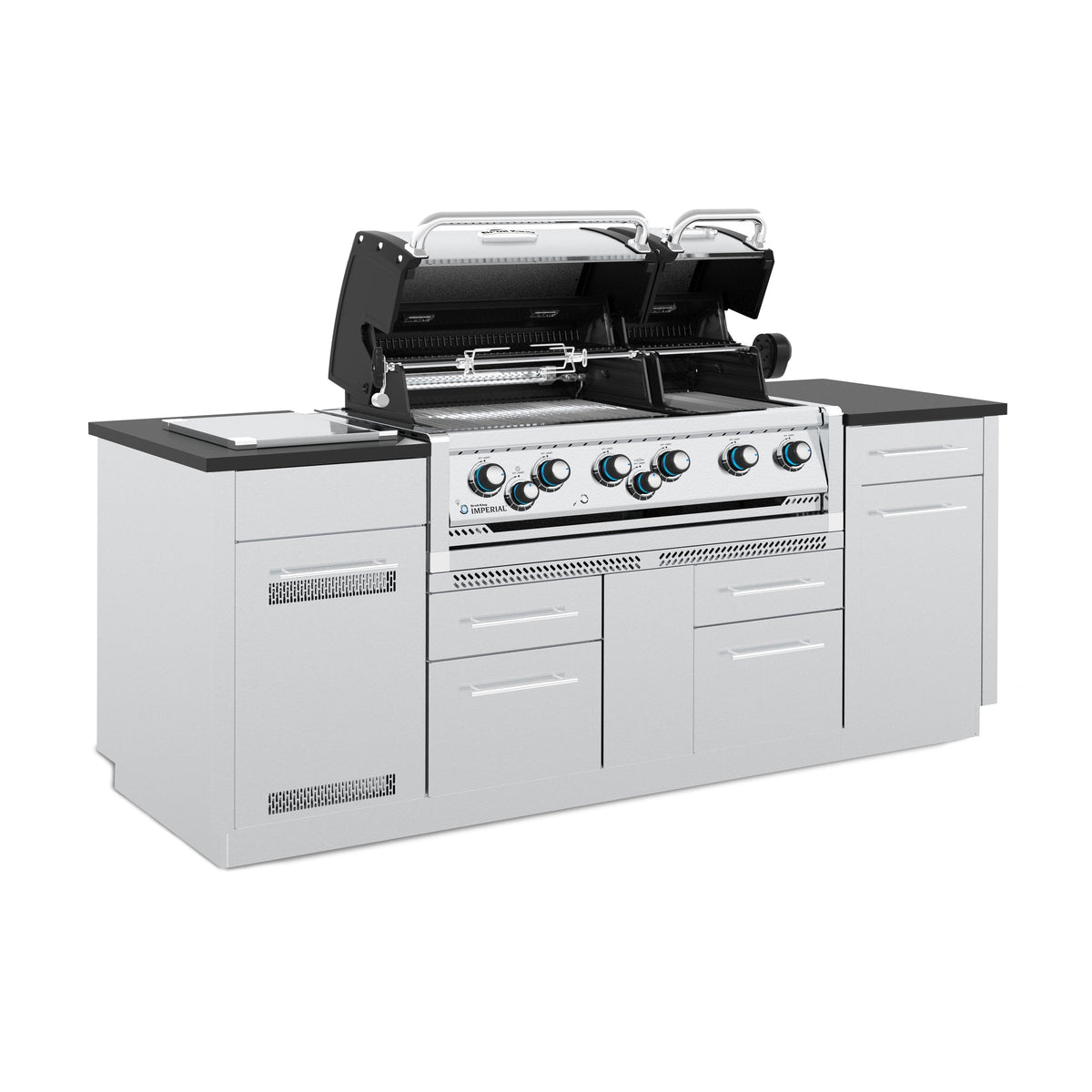 Broil King Islands Broil King Imperial S 690i 6-Burner Gas Grill Island / 897844, 897847