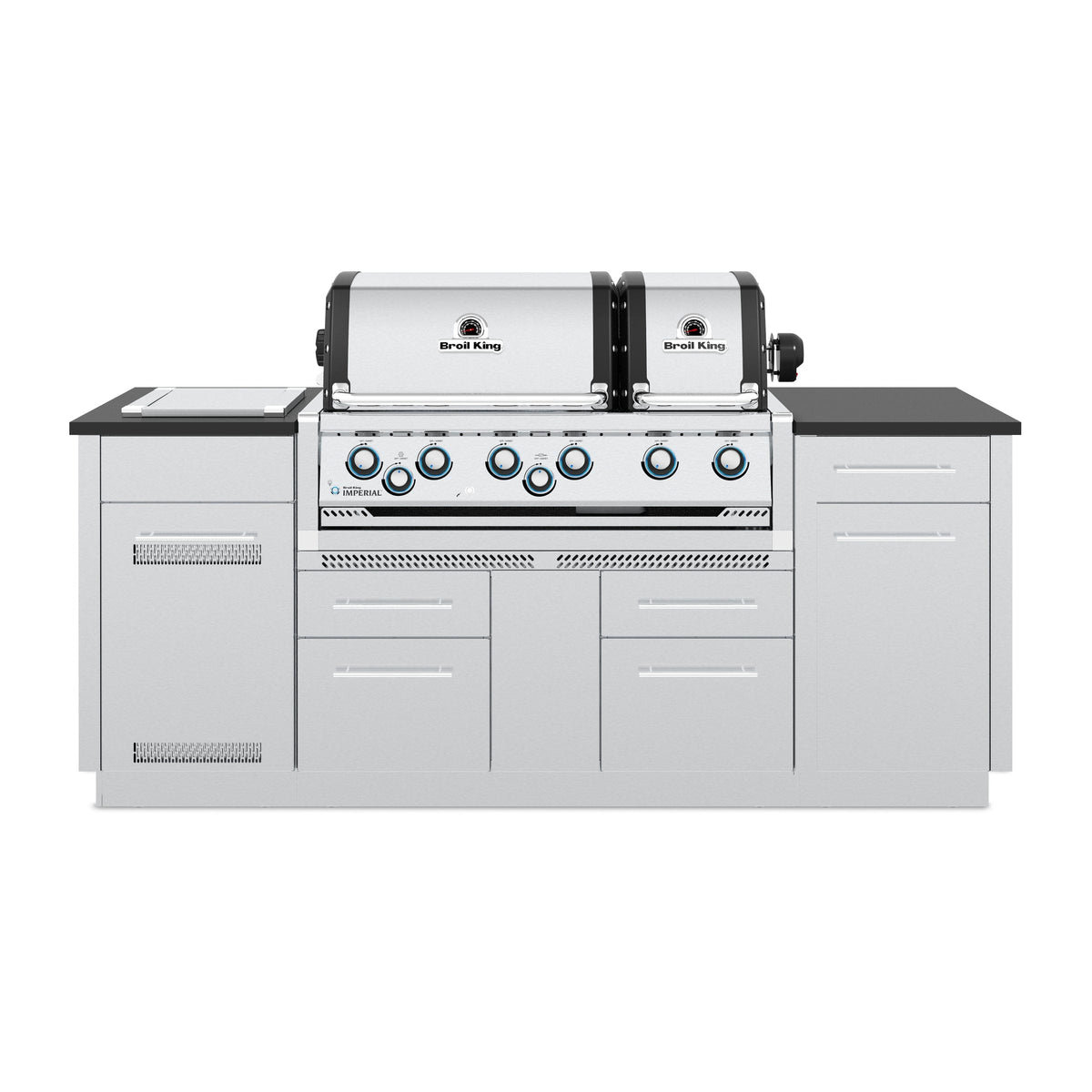 Broil King Islands Liquid Propane Broil King Imperial S 690i 6-Burner Gas Grill Island / 897844, 897847