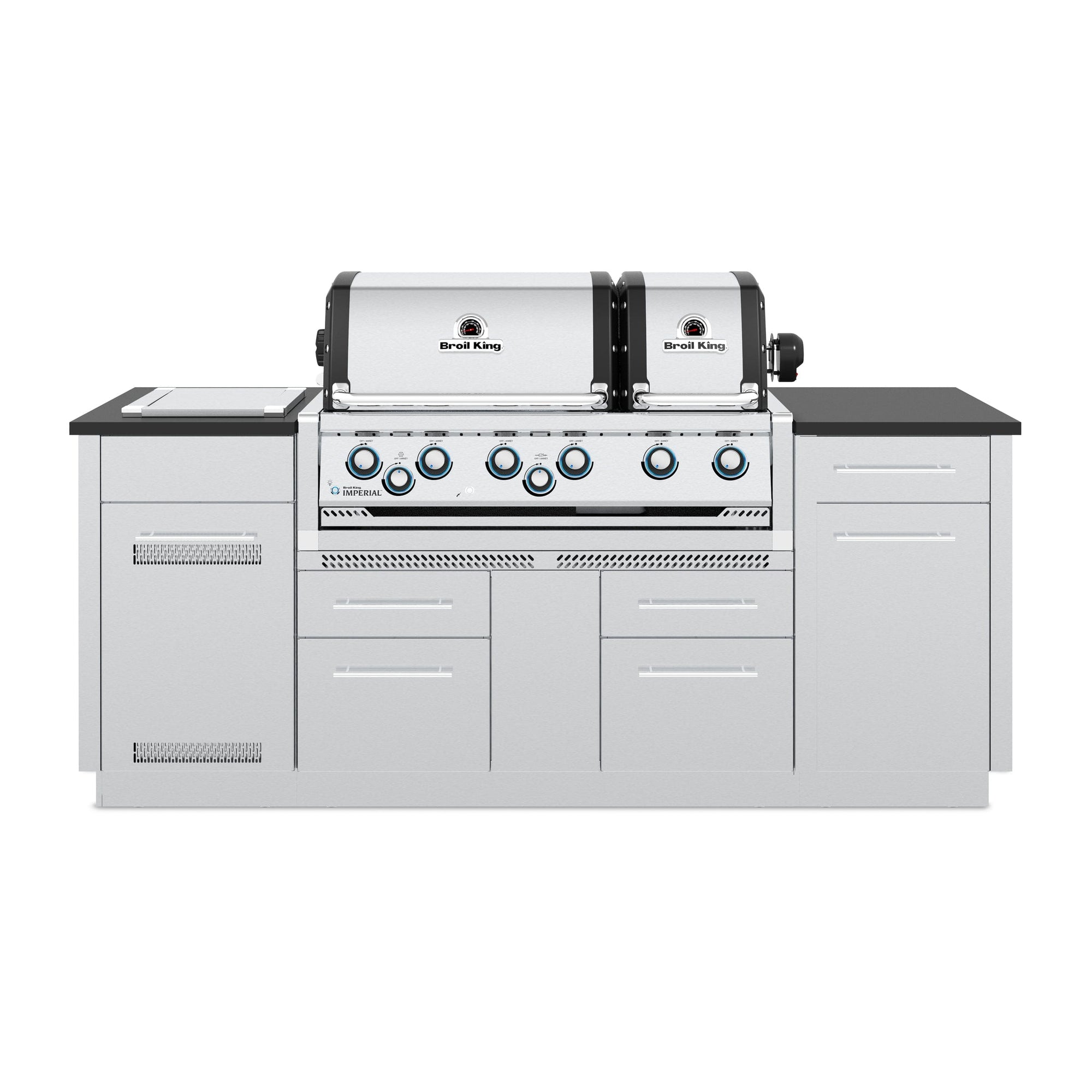 Broil King Islands Liquid Propane Broil King Imperial S 690i 6-Burner Gas Grill Island / 897844, 897847