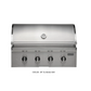 Haven 8 Ft Coyote Right Side Grill Outdoor Kitchen Island with 24" Refrigerator | HCOY96REF-R