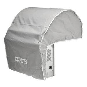 Premium grill cover shields built-in outdoor grills with rounded hoods, ensuring lasting protection outdoors.