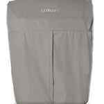 Durable 30-inch Coyote grill cover with flap and reinforced stitching, protects freestanding grills outdoors.