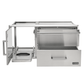 Coyote Grill Accessories Coyote 42" Access Door With Storage & Warming Drawer Combo / C3-CDWD