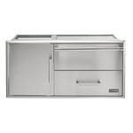 Coyote Grill Accessories Coyote 42" Access Door With Storage & Warming Drawer Combo / C3-CDWD