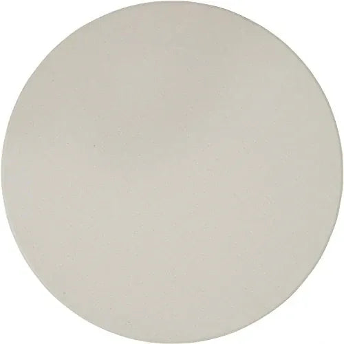 Coyote round ceramic pizza stone on white, perfect for smoker grills and outdoor kitchens. Durable, premium accessory.