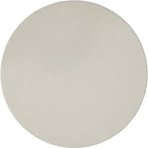 Coyote round ceramic pizza stone on white, perfect for smoker grills and outdoor kitchens. Durable, premium accessory.