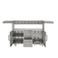 Coyote Grill Accessories Coyote Cart for 50" Hybrid or Combo Grill / C3HY50CT