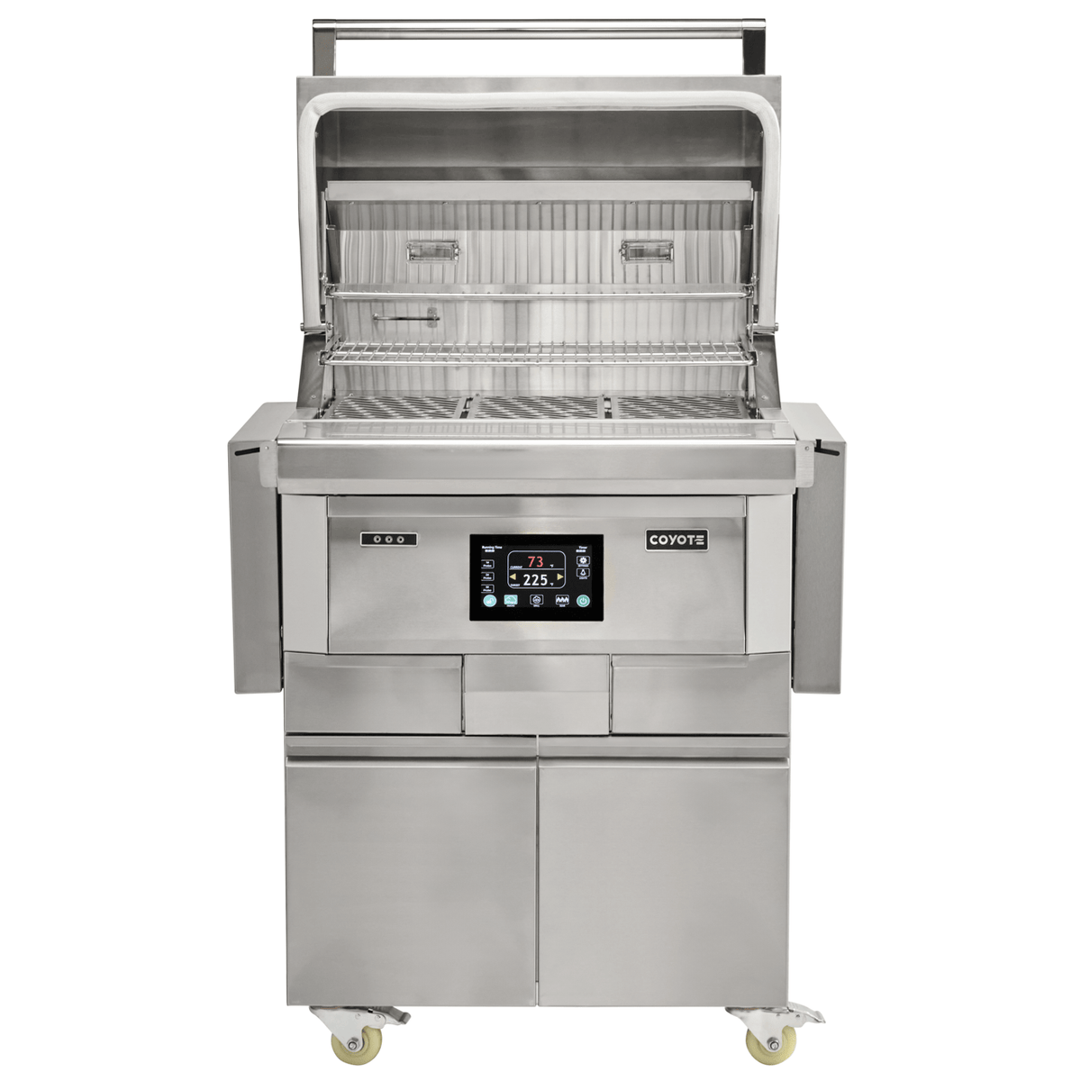 Coyote Grills Coyote 28&quot; GEN3 Pellet Grill with Cart | C2P28-FS