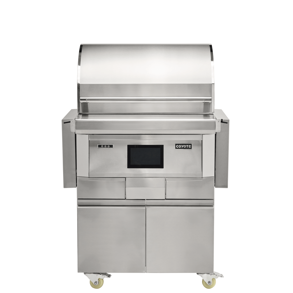 Coyote Grills Coyote 28&quot; GEN3 Pellet Grill with Cart | C2P28-FS