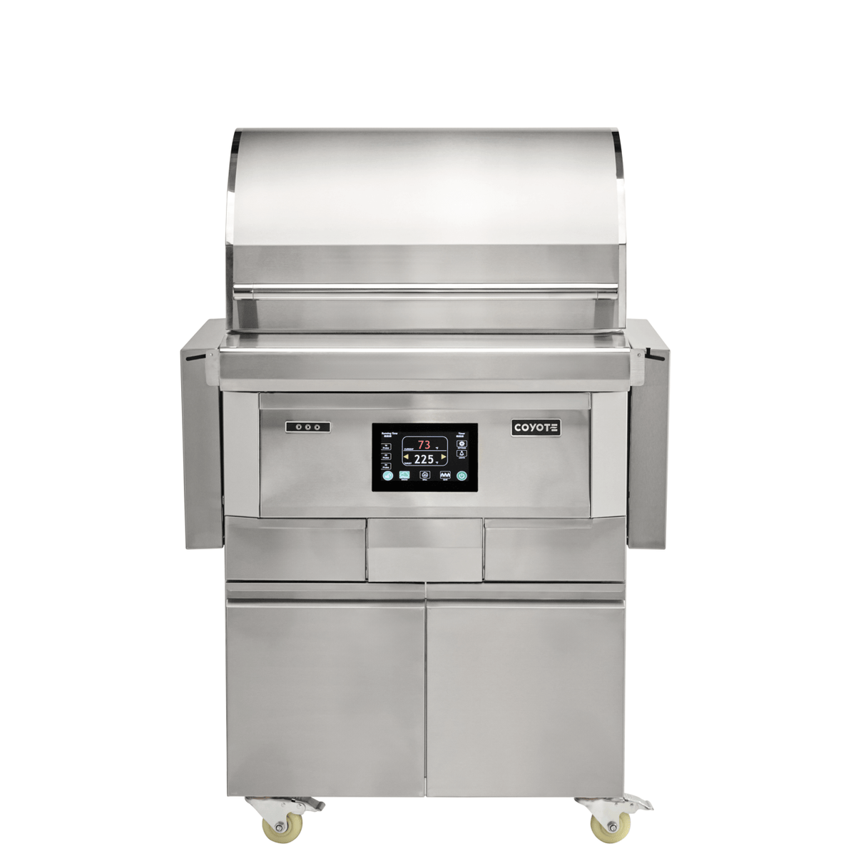 Coyote Grills Coyote 28&quot; GEN3 Pellet Grill with Cart | C2P28-FS