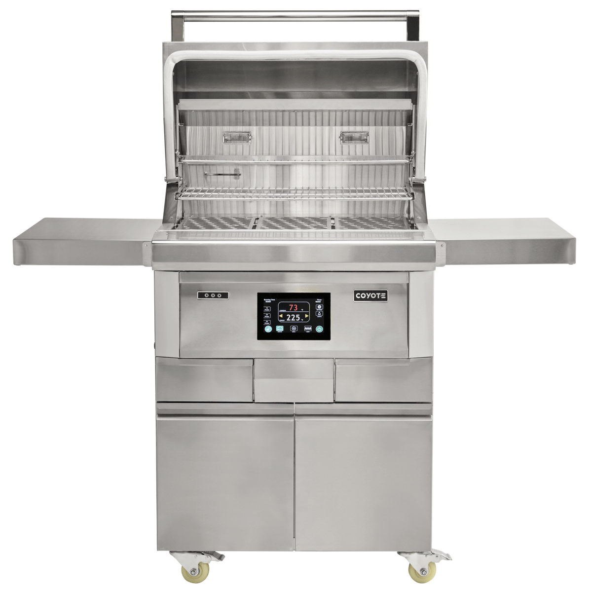 Coyote Grills Coyote 28&quot; GEN3 Pellet Grill with Cart | C2P28-FS