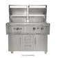 Coyote Grills Coyote 50" Hybrid Gas and Charcoal Built-In Grill | Stainless Steel | C3HY50