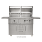 Coyote Grills Coyote 50" Hybrid Gas and Charcoal Built-In Grill | Stainless Steel | C3HY50