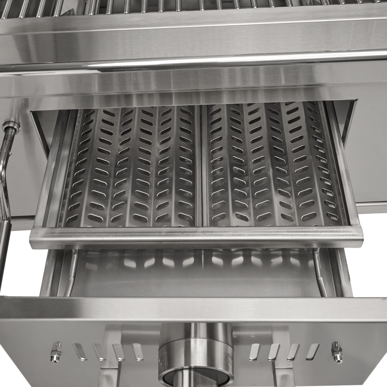 Coyote Grills Coyote 50" Hybrid Gas and Charcoal Built-In Grill | Stainless Steel | C3HY50