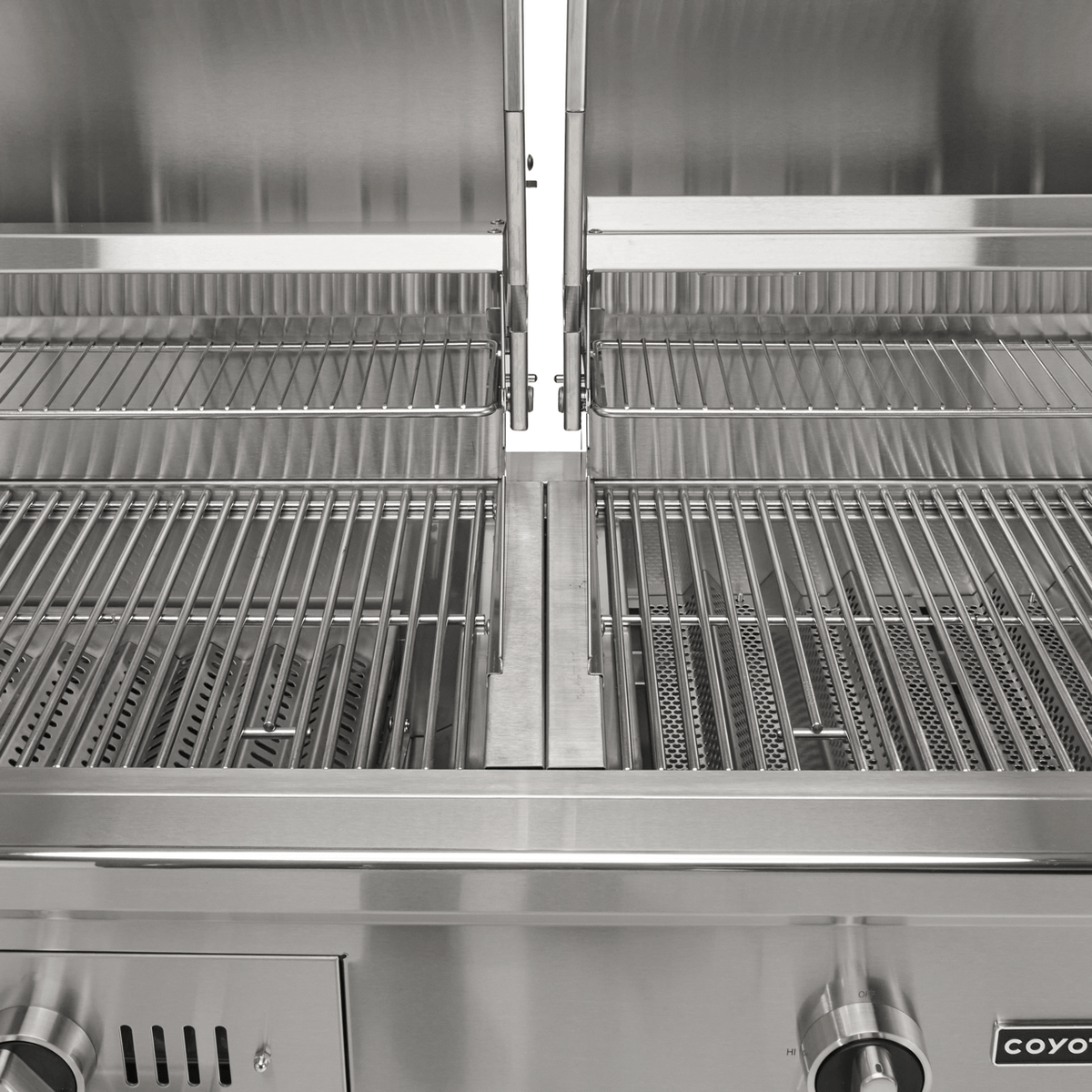 Coyote Grills Coyote 50&quot; Hybrid Gas and Charcoal Built-In Grill | Stainless Steel | C3HY50