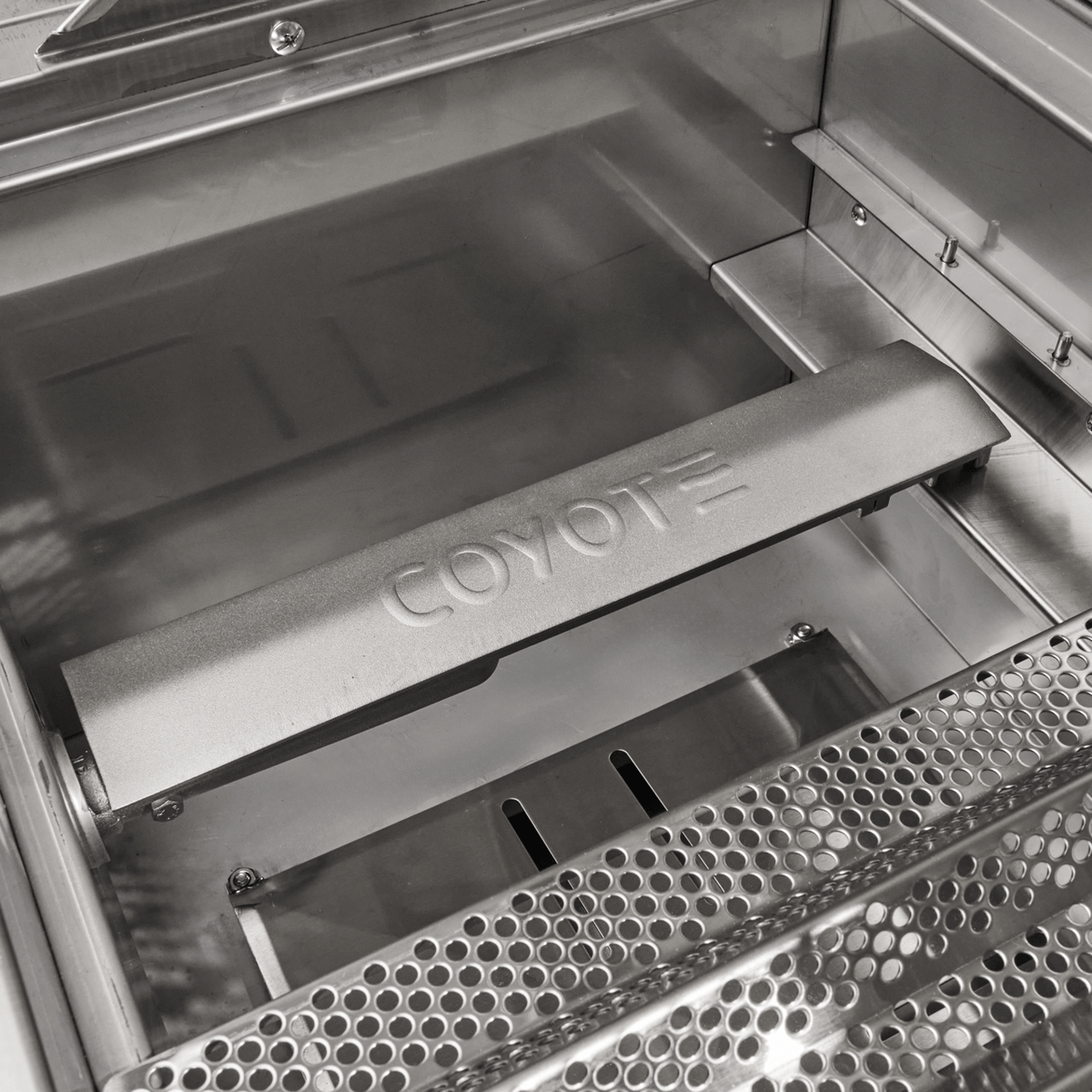 Coyote Grills Coyote 50&quot; Hybrid Gas and Charcoal Built-In Grill | Stainless Steel | C3HY50