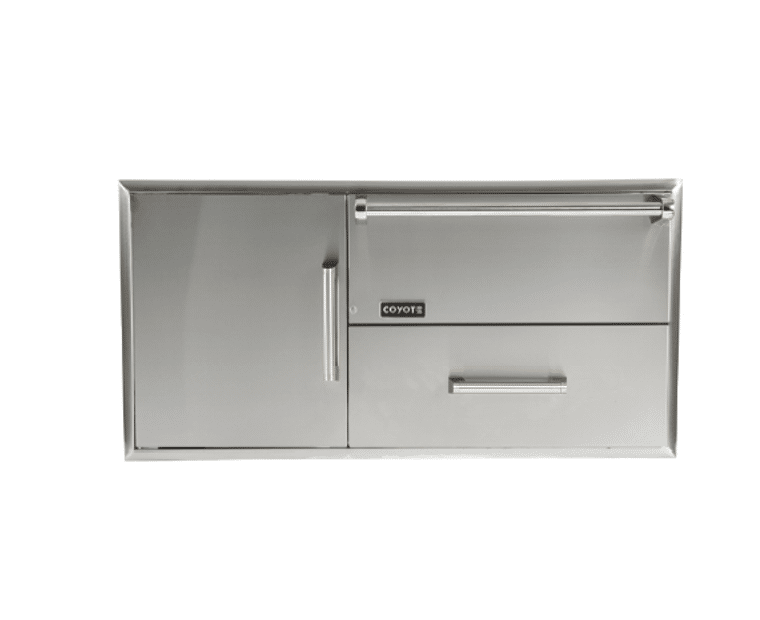 Coyote Kitchen Coyote Cabinet / Single Door, Warming Drawer, Storage Drawer / CCD-WD