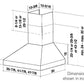 Coyote Kitchen Coyote Outdoor Chimney Hood / C1HOOD36, C1HOOD42, C1HOOD48