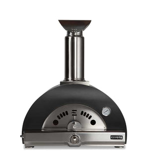 Coyote Pizza Ovens Matte Black / Liquid Propane / No Coyote 30" Hybrid Multi-Fuel Outdoor Pizza Oven / C1PZ30H