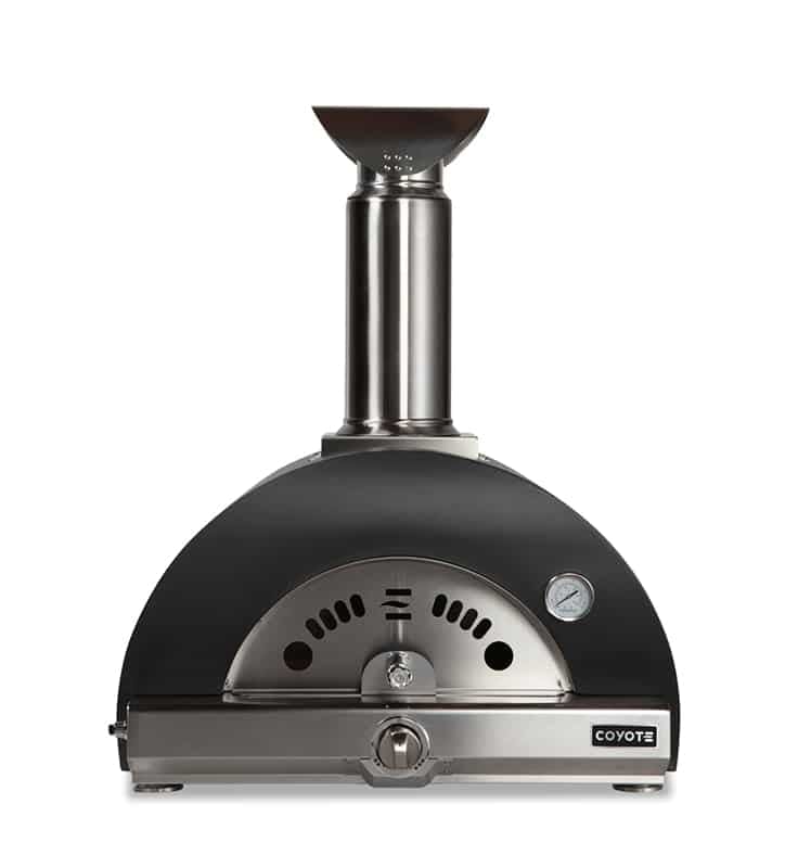 Coyote Pizza Ovens Matte Black / Liquid Propane / No Coyote 30&quot; Hybrid Multi-Fuel Outdoor Pizza Oven / C1PZ30H