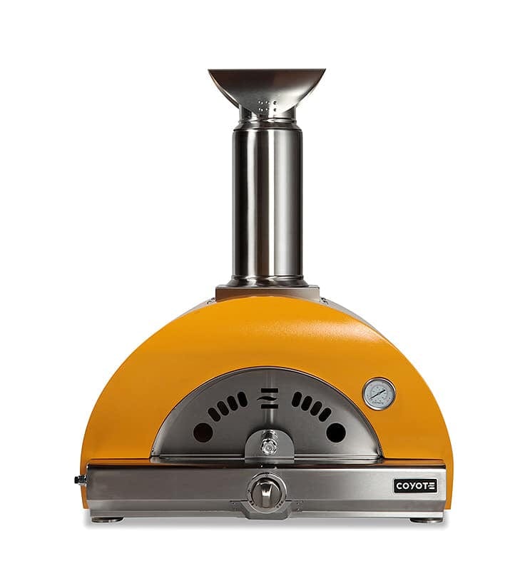 Coyote Pizza Ovens Yellow / Liquid Propane / No Coyote 30&quot; Hybrid Multi-Fuel Outdoor Pizza Oven / C1PZ30H