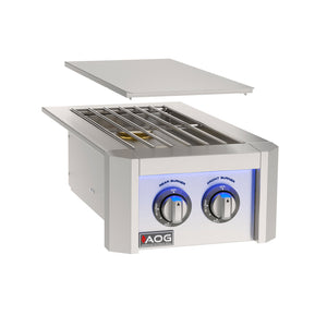 American Outdoor Grill L-Series Double Side Burner | AOG2SBL