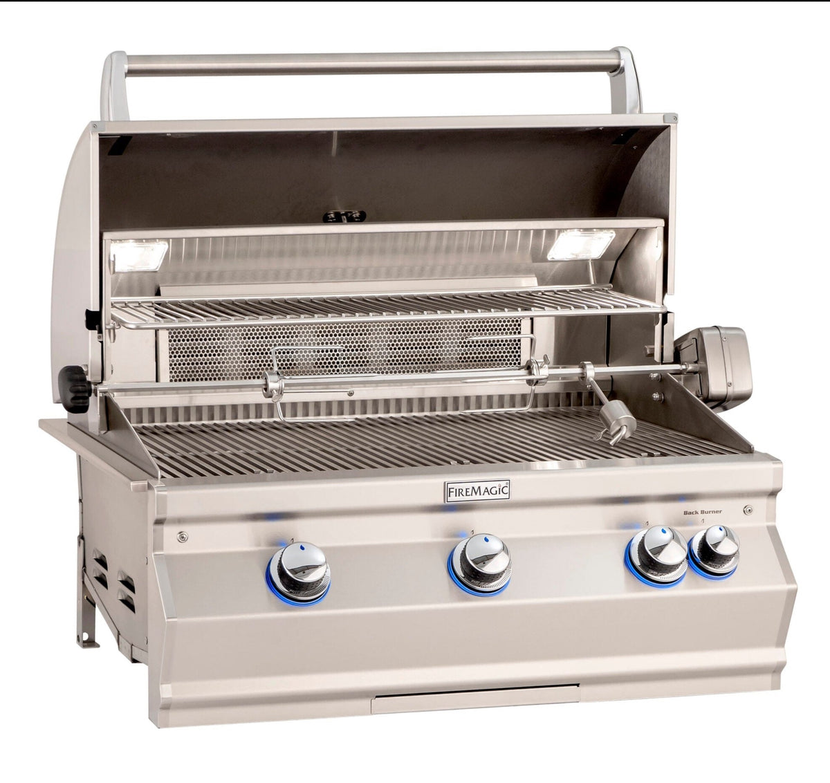 Firemagic Grills Fire Magic Aurora 30&quot; Built-In Grill with Analog Thermometer / A540i