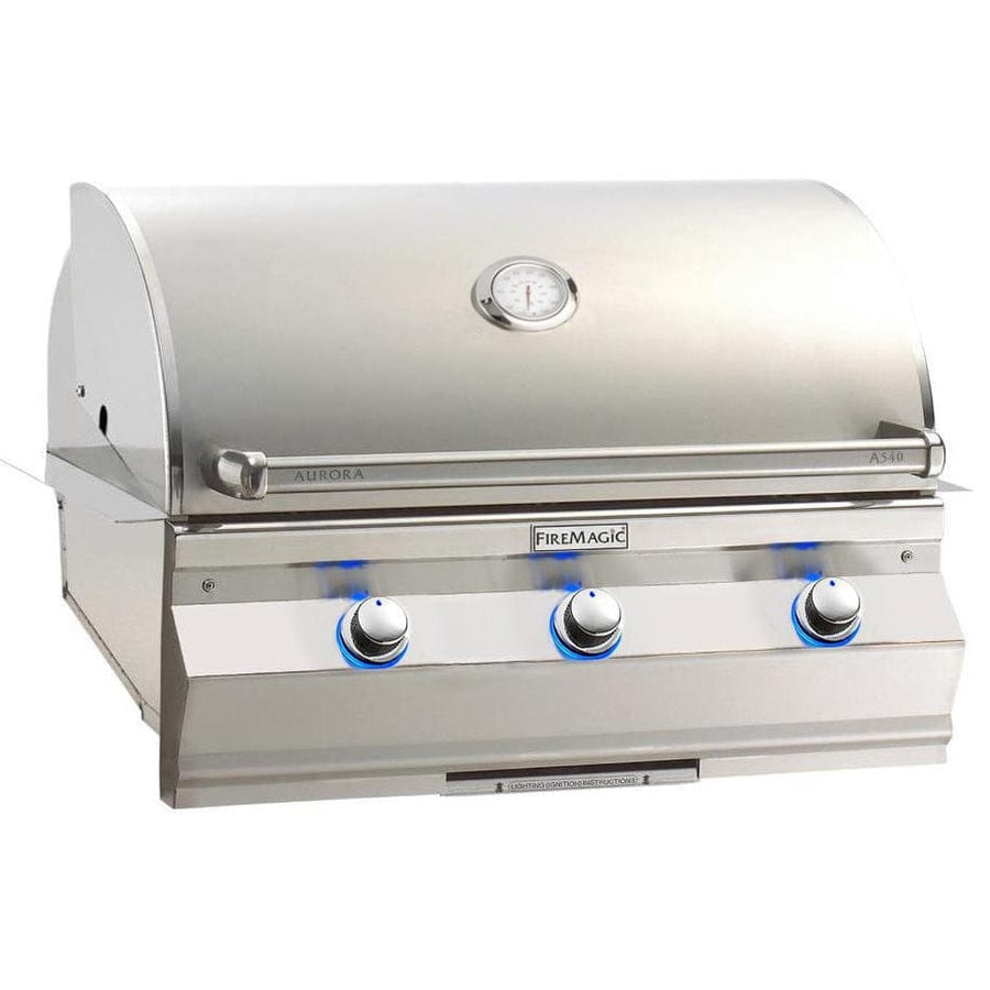 Firemagic Grills Fire Magic Aurora 30&quot; Built-In Grill with Analog Thermometer / A540i