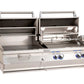 Firemagic Grills Fire Magic Aurora Gas & Charcoal Combo Built-In Grill with Analog Thermometers / A830i