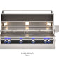 Firemagic Grills Fire Magic Echelon Diamond E1060i Built-In Grill with Rotisserie and Analog Thermometer / E1060i-9EAN(P), E1060i-9LAN(P), E1060i-9EAN(P)-W, E1060i-9LAN(P)-W