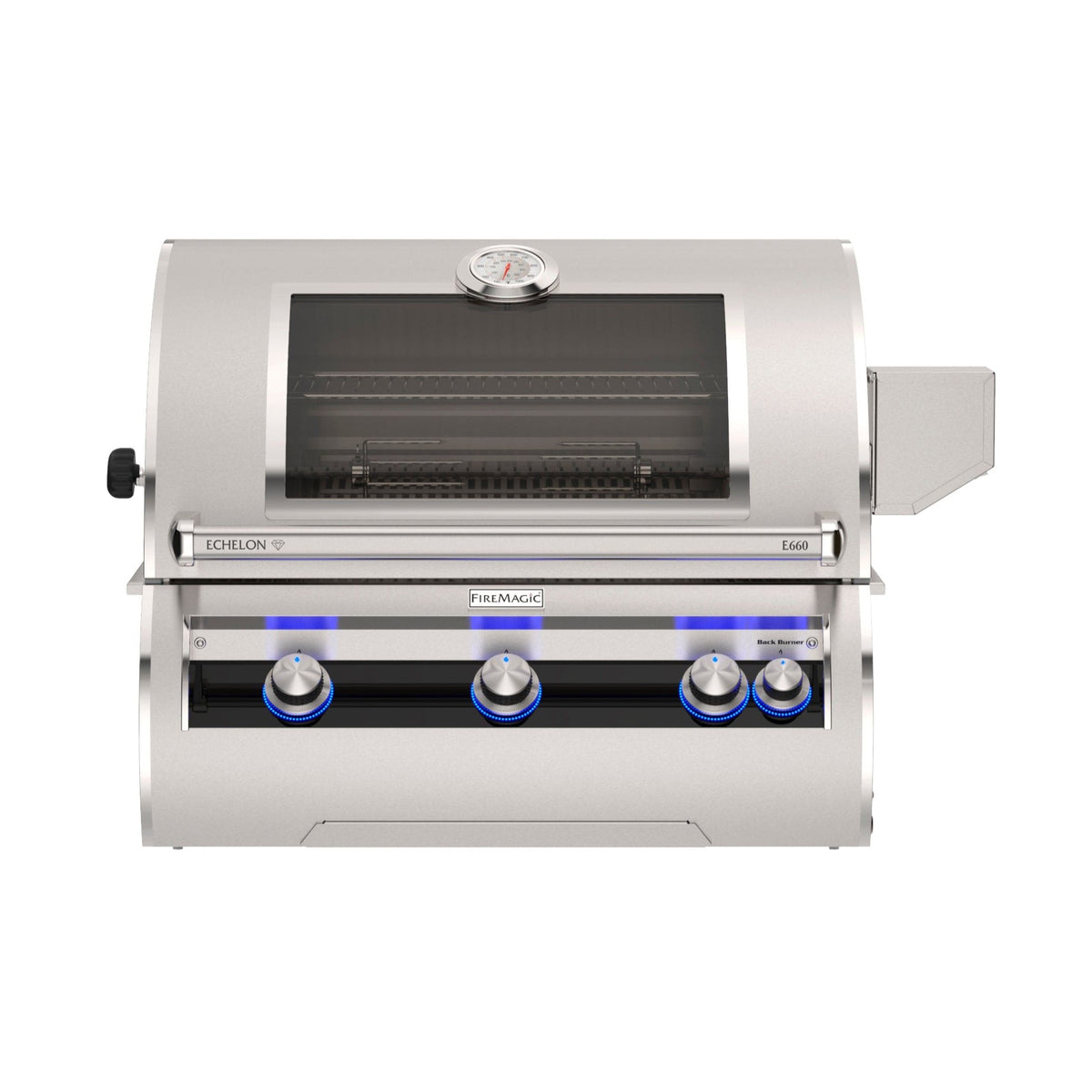 Firemagic Grills Fire Magic Echelon Diamond E660i Built-In Grill with Rotisserie and Analog Thermometer / E660i-9EAN(P), E660i-9LAN(P), E660i-9EAN(P)-W, E660i-9LAN(P)-W