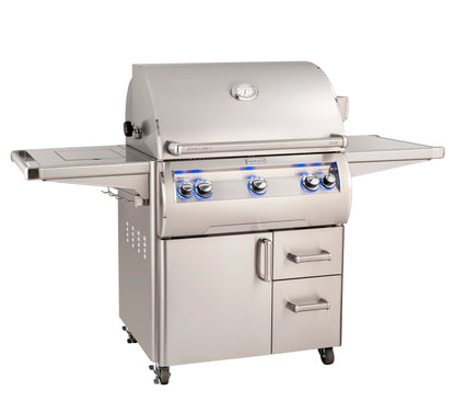 Firemagic Grills Fire Magic Echelon Diamond E660s Portable Grill with Rotisserie, Analog Thermometer and Flush Mounted Single Side Burner / E660s-9EAN(P)-62, E660s-9LAN(P)-62, E660s-9EAN(P)-62-W, E660s-9LAN(P)-62-W