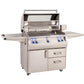Firemagic Grills Fire Magic Echelon Diamond E790s Portable Grill with Rotisserie, Analog Thermometer and Flush Mounted Single Side Burner / E790s-9EAN(P)-62, E790s-9LAN(P)-62, E790s-9EAN(P)-62-W, E790s-9LAN(P)-62-W