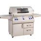 Firemagic Grills Fire Magic Echelon Diamond E790s Portable Grill with Rotisserie, Analog Thermometer and Flush Mounted Single Side Burner / E790s-9EAN(P)-62, E790s-9LAN(P)-62, E790s-9EAN(P)-62-W, E790s-9LAN(P)-62-W